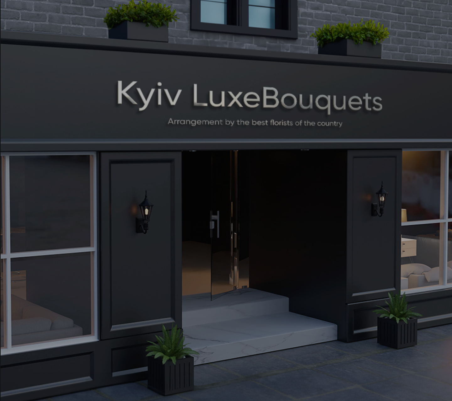 Kyiv LuxeBouquets store front